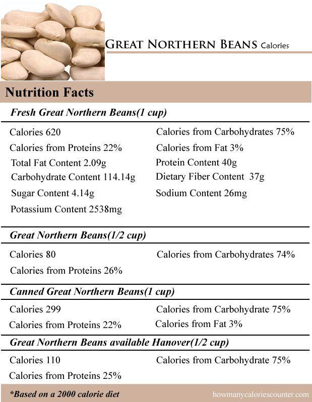 Great Northern Beans Calories