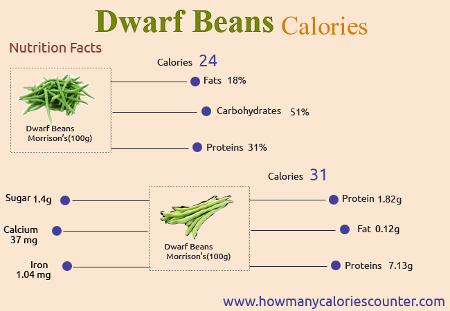 Calories in Dwarf Beans