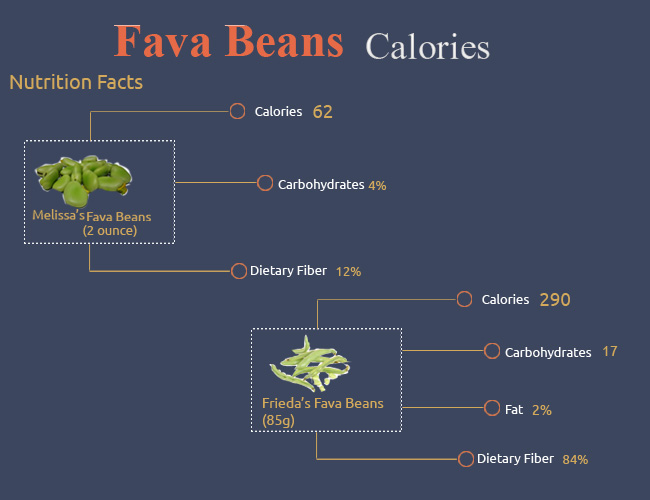 Calories in Fava Beans