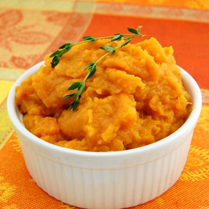 How to slim down mashed sweet potatoes