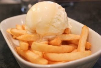 French Fries with Ice Cream